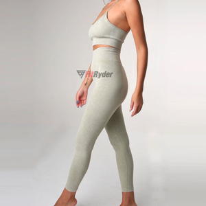 Femmes à manches longues sans couture Fitness haut soutien-gorge Legging ensembles meilleur Style Gym vêtements d'entraînement OEM mode d'été - Product Image 2