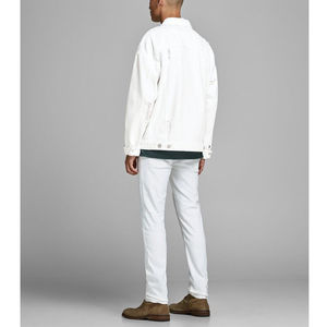 แจ็คเก็ตยีนส์แฟชั่นพิมพ์ลายดิจิทัลสั่งทำขายส่งสำหรับผู้ชาย คุณภาพดีที่สุดสำหรับฤดูหนาว ไม่มีฮู้ด - Product Image 2