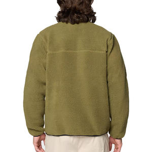 Veste coupe-vent à capuche en polaire douce pour homme, chaude, respirante, entièrement zippée, décontractée, pour les voyages en plein air, la randonnée, l'hiver, avec doublure en coton - Product Image 2