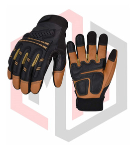 Guantes mecánicos de manos protectoras de impacto para industrias de petróleo y gas Guantes antideslizantes de alta calidad - Product Image 4