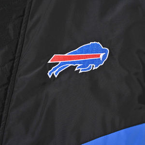 Vestes universitaires élégantes pour hommes avec panneaux de couleur contrastée, ourlet côtelé et fermeture à pression pour un style streetwear athlétique moderne - Product Image 5