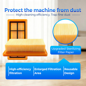 Filtre de remplacement pour aspirateur <span class=keywords><strong>robot</strong></span>, compatible avec <span class=keywords><strong>Karcher</strong></span> AD3.000/AD3.200/AD4, filtre HEPA à étanchéité renforcée, fourni par l'usine - Product Image 3