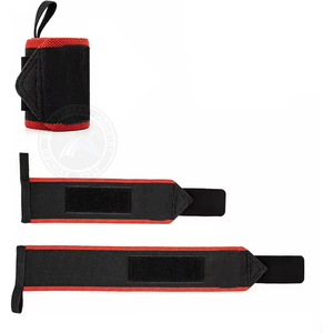 Nouvel arrivage de sangle de support de poignet de fitness en coton et polyester, logo personnalisé, haltérophilie réglable - Product Image 2
