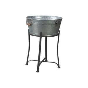 Admirable Design <b>Galvanized</b> Wine <b>Tub</b> Creative Quality <b>Galvanized</b> Large Size Wine Bucket With Stand at Good Price - Product Image 1