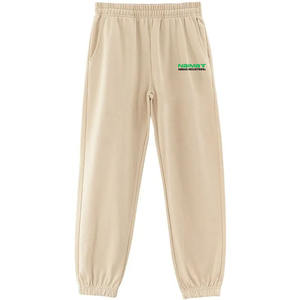 Joggers pour hommes avec logo personnalisé pantalons de survêtement 100% coton tout match grande taille pantalons décontractés légers anti-rides - Product Image 6