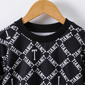 Sudadera y pantalones de manga larga con cuello redondo cómodos de moda de alta calidad 2025 para ropa de primavera y otoño - Product Image 3