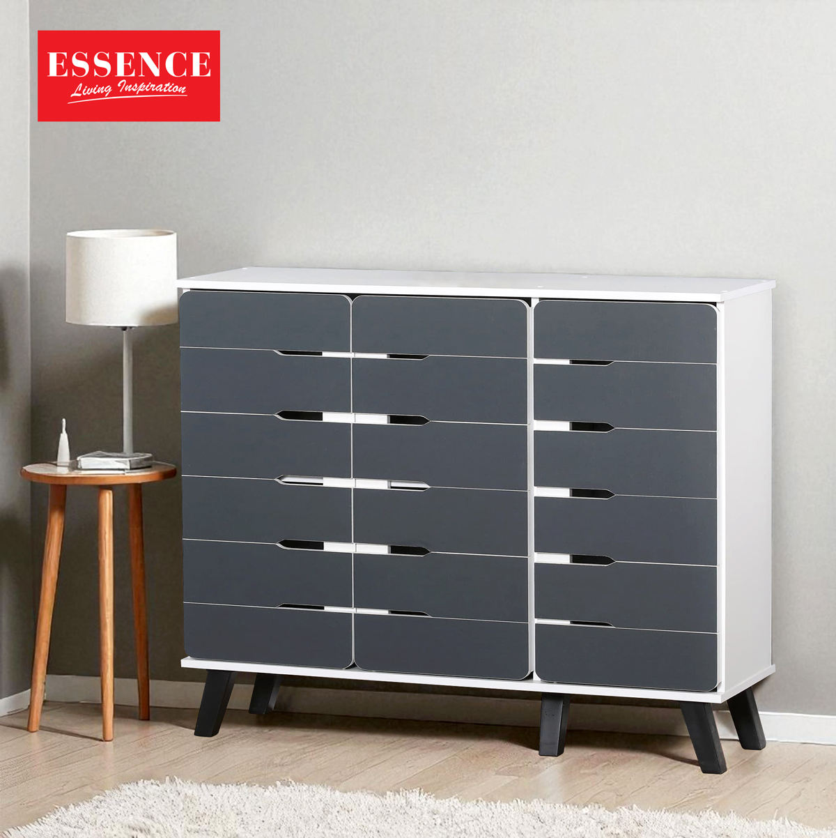 White + Graphite Grey