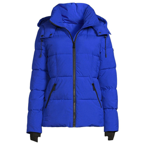 Blouson d'hiver matelassé pour femme grande taille avec capuche, design respirant, vente en gros, personnalisation OEM, respirant - Product Image 4
