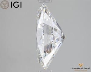 4.00 Carat Oval Cut Lab Grown Diamond CVD Method 12.60mm Taille G Couleur, VVS2 Clarity IGI Certified Loose Gem pour les paramètres de luxe - Product Image 6