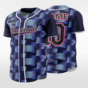 Camiseta de béisbol para hombre, uniforme atlético con botones, gran variedad de colores disponibles, nombre impreso y número - Product Image 1