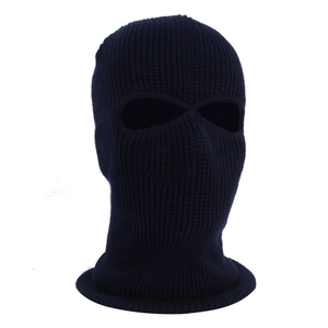 Nouveau 2026 Meilleure Qualité Bonnet Balaclava Tricoté à 2 Trous Hiver Cache-cou intégral pour Hommes - Product Image 2