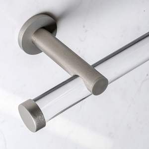 Soporte de cortina de acrílico de calidad de lujo para instalaciones de cortinas residenciales y de hospitalidad de lujo con toque moderno - Product Image 2