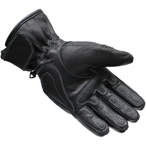 Guantes de cuero para motocicleta al por mayor con diseño, logotipo y color personalizados - Product Image 1