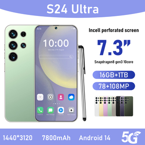 Smartphone pour enfants S24 Ultra, téléphone portable original 7 pouces débloqué double SIM, smartphone intelligent HD OEM 16+1 To, téléphone mobile - Product Image 4