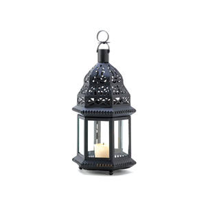 Latest Design Metal Candle <b>Lanterns</b> With <b>Black</b> Powder Coating Best Quality Garden Decoration Candle Holder - Product Image 6