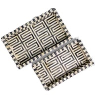 Bandeja de incrustaciones de hueso artesanal para decoración refinada de comedor y sala de estar Forma, tamaño y diseño de patrón personalizables - Product Image 4