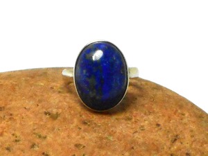 Bague Statement en Argent Sterling 925 Mehrajudin Gems, Style Chrétien Vintage, Simple, avec Pierre Précieuse Lapis Lazuli Bleue, Certifiée par un tiers - Product Image 2