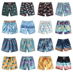 Shorts de Playa para Hombre de Secado Rápido, Diseño Personalizado, Colores Sólidos, Cintura Media, Antiarrugas, Transpirables, Nuevos Estilos de Moda - Product Image 2