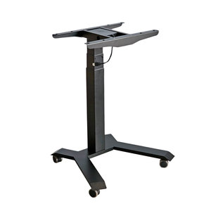 Ergonomic Single-Column 3-Joint <b>Adjustable</b> Height <b>Table</b> <b>Leg</b> ERD-1110 Industrial Design Style - Product Image 1