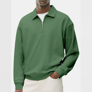 Sudadera de jersey con cremallera de cuarto de temporada de invierno para hombre nueva personalizada para ropa deportiva para correr - Product Image 1