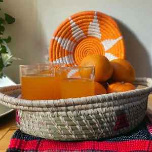 Nouveauté Sabai panier de rangement pour herbe panier de fruits et légumes en osier de forme ovale outil décoratif pour la maison et les herbes et les épices - Product Image 4