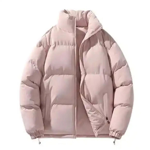 Unisex Waterproof Windproof Bomber Jacket <b>Nylon</b> <b>Fabric</b> Polyester/<b>Cotton</b> Blend stand collar Zipper Closure Loose Fit Formal Style - Product Image 2