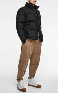 2023 Manufacturer Short Waterproof Plus Size <b>White</b> In Stock Designer Nylon Bubble Reversible Puff Filled Winter <b>Jackets</b> for <b>Men</b> - Product Image 3