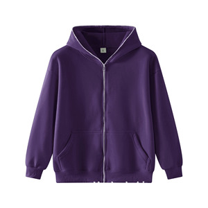 Service OEM Pull à capuche avec fermeture éclair sur mesure pour hommes Pull à capuche avec fermeture éclair sur toute la surface Sweat à capuche avec fermeture éclair sur toute la surface pour hommes - Product Image 4