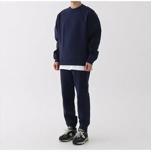 Conjunto de Sudadera y Pantalones Deportivos de Invierno para Hombre, Corte Ajustado, Talla XXL, Estilo Urbano, Etiqueta Personalizada, Cuello Redondo, Sudadera con Capucha, Pantalones Deportivos, Conjuntos Deportivos - Product Image 6