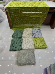 Cravate africaine élégante en soie perlée pour femmes indiennes et nigérianes - Product Image 4