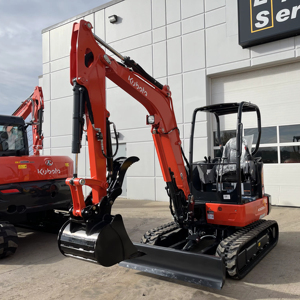 รถขุดตีนตะขาบขนาดเล็ก Kubota KX080-3 มือสอง - Product Image 1