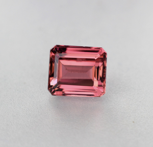 Piedra preciosa suelta facetada en forma de Octágono corte esmeralda turmalina Rosa Natural para joyería-para anillos collar pendientes certificado IGI - Product Image 5