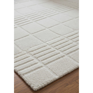 Alfombra de Lana de Color Marfil Tejida a Mano de Estilo Escandinavo Moderno, Decoración para Sala de Estar, Dormitorio, Hogar, Regalo de Año Nuevo, Precio al por Mayor - Product Image 6