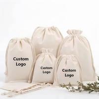 Bolsa de Compras de Lona de Algodón Ecológica, Reciclada, Colorida, con Cordón, Personalizable con Logotipo, al por Mayor