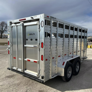 2026 DuraLite AL15BP Livestock <b>Trailer</b> with 23 Max Payload and 7x14 Size for Sale - Product Image 1