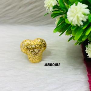 Classic Gold-Plated Fashion Jewelry One Gram Long Box <b>Chain</b> Necklace with Flower Design for Weddings and Parties - Product Image 2