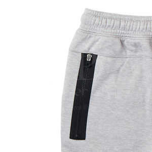 Short de jogging décontracté en coton écologique pour hommes Sweat en polaire biologique avec fermeture à cordon de serrage teint en couleur unie à prix de gros personnalisé - Product Image 2