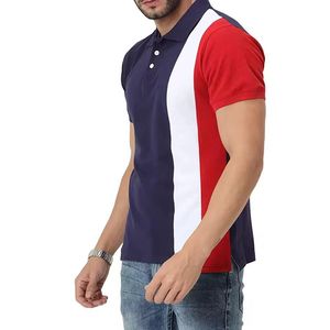 CrazyMaker <b>Stripe</b> <b>Long</b> <b>Sleeve</b> <b>Men's</b> Polo <b>Shirt</b> Golf Polo <b>Shirts</b> Football Wholesale Customize Heavy Weight Rugby <b>Shirt</b> - Product Image 4