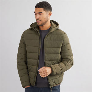 Veste d'extérieur légère et imperméable à glissière, manteau bouffant confortable, matelassé durable, vêtements d'extérieur d'hiver coupe-vent unisexe, vente en gros - Product Image 1