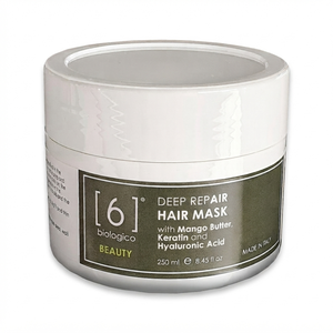 Après-shampoing réparateur profond à la kératine, au beurre de mangue et à l'acide hyaluronique pour cheveux abîmés 250ml Fabriqué en Italie - Product Image 2
