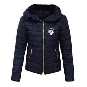 Novedad 2026, Ropa Deportiva ÚNICA, Chaqueta Acolchada Reversible Impermeable y Ecológica para Mujer, Cuello Alto, Corte Holgado, Poliéster - Product Image 2