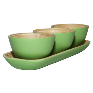 Cuenco de bambú natural ecológico, utensilios de cocina hechos a mano, artesanías de bambú enrolladas de Vietnam - Product Image 6