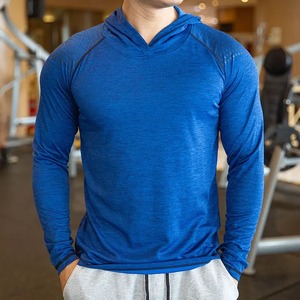2024 Men's Long Sleeve Training Hoodie Quick Dry Breathable Sports <b>Jacket</b> with Print Winter <b>Fleece</b> Wholesale Supply - Product Image 6