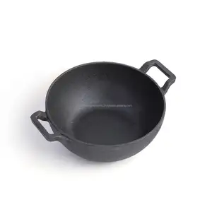 Aluminium Kadai Nonstick Kadhai Frying Pan Indian Kadai Non Stick All Purpose Pan Cooking Pan Indian for Frying Multipurpose Pots and Pans