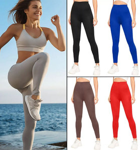 OEM women gym <b>leggings</b> breathable stretch fabric with custom logo printing suitable for promotions gifting and retail - Product Image 2