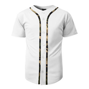 Maillot de baseball à boutons personnalisé pour hommes et femmes Uniformes de sport hipster hip hop pour adultes Chemises de baseball respirantes - Product Image 1