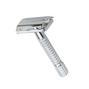 Maquinilla de Afeitar Clásica de Metal con Cabezal Abierto Tipo Mariposa, Maquinilla de Afeitar Manual de Seguridad - Product Image 5