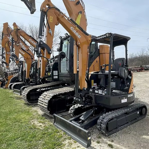 Venta al por mayor usado Mini CX60C excavadora para caso 5 toneladas bien mantenido con motor Isuzu KYB cilindro hidráulico de tipo móvil sobre orugas - Product Image 1