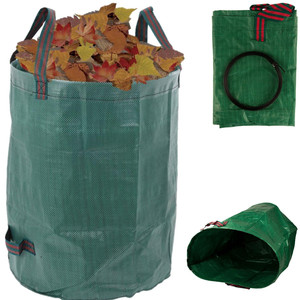 Panier de jardin pliable imperméable 272L pour feuilles, herbe et brindilles - Product Image 1