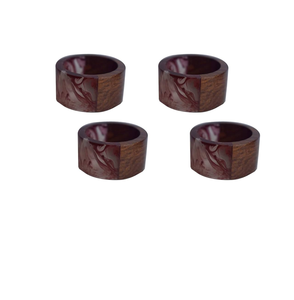 Servilletero de madera y resina disponible en otros colores al precio más bajo Mesa de cena Diseño y venta personalizados - Product Image 3